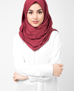 Apple Butter Brown Cotton Jersey Hijab-HIJABS-InEssence-Regular 27"x70"-MeHijabi.com