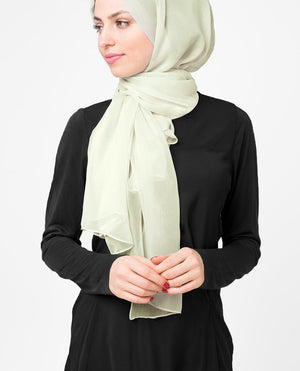 Fairest Jade Chiffon Hijab-HIJABS-InEssence-Regular 27"x70"-MeHijabi.com
