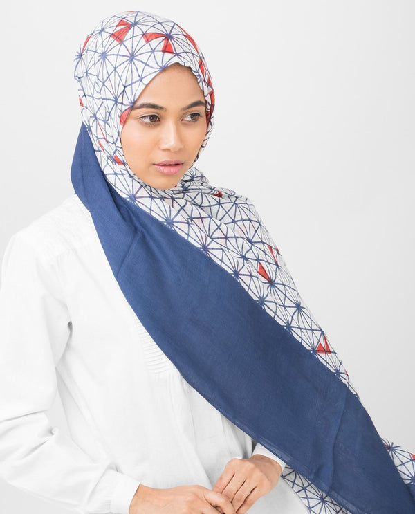 Geo Delight Viscose Hijab-HIJABS-Route 01-Regular 27"x70"-MeHijabi.com