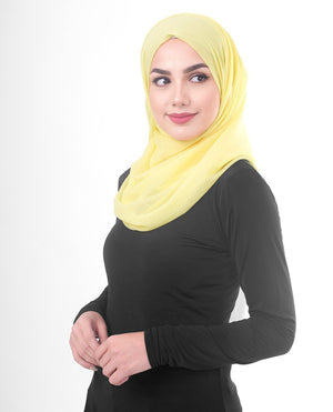 Goldfinch Chiffon Hijab-HIJABS-InEssence-Regular 27"x70"-MeHijabi.com