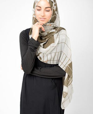 Pine Bark Hijab-HIJABS-Urban Studio-Regular 27"x70"-MeHijabi.com