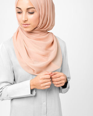 Scallop Shell Chiffon Hijab-HIJABS-InEssence-Maxi 40"x70"-MeHijabi.com