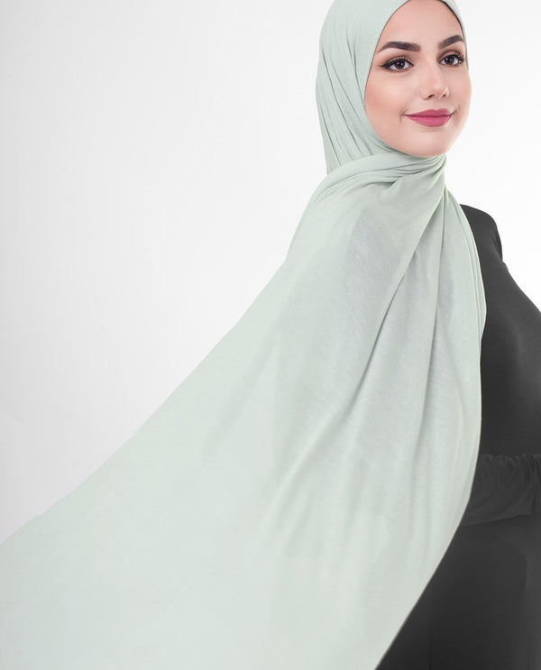 Sea Foam Jersey Hijab-HIJABS-InEssence-Regular 27"x70"-MeHijabi.com
