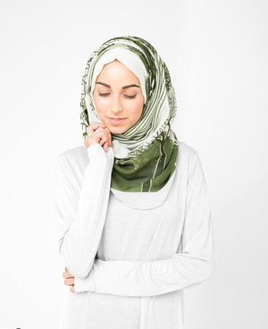 Urban Glacier Grey Viscose Hijab-HIJABS-Urban Studio-Regular 27"x70"-MeHijabi.com