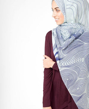Gardenia Blue Hijab-Hijabs-Route 01-Maxi 40"x70"-MeHijabi.com