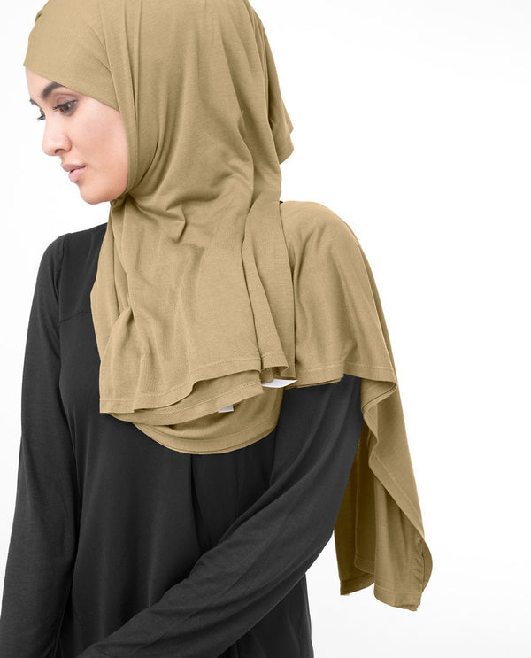 Apple Cinnamon Brown Jersey Hijab-HIJABS-InEssence-Regular 27"x70"-MeHijabi.com