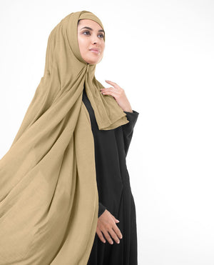 Apple Cinnamon Brown Jersey Hijab-HIJABS-InEssence-Regular 27"x70"-MeHijabi.com