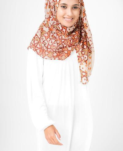 Bone Brown Hijab-HIJABS-Simplicity-Regular 27"x70"-MeHijabi.com