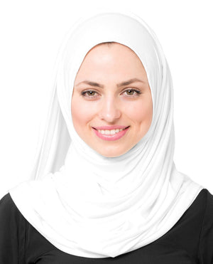 Bright White Jersey Hijab-HIJABS-InEssence-Maxi 40"x70"-MeHijabi.com