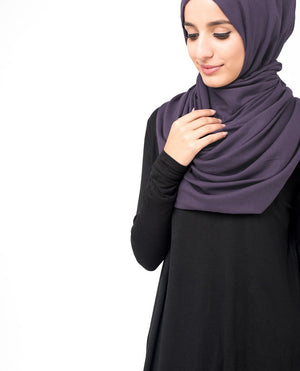 Loganberry Cotton Voile Hijab-HIJABS-InEssence-Maxi 40"x70"-MeHijabi.com