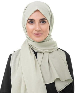 New Nomad Beige Cotton Voile Hijab-HIJABS-InEssence-Regular 27"x70"-MeHijabi.com