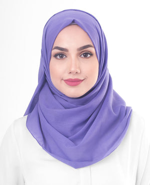Purple Opulence Cotton Voile Hijab-HIJABS-InEssence-Maxi 40"x70"-MeHijabi.com
