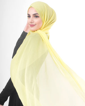 Goldfinch Chiffon Hijab-HIJABS-InEssence-Regular 27"x70"-MeHijabi.com