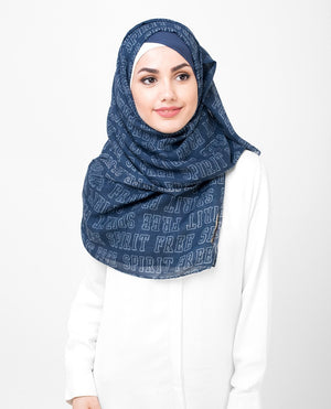 Navy Blue Free Spirit Hijab-HIJABS-Simplicity-Maxi 40"x70"-MeHijabi.com