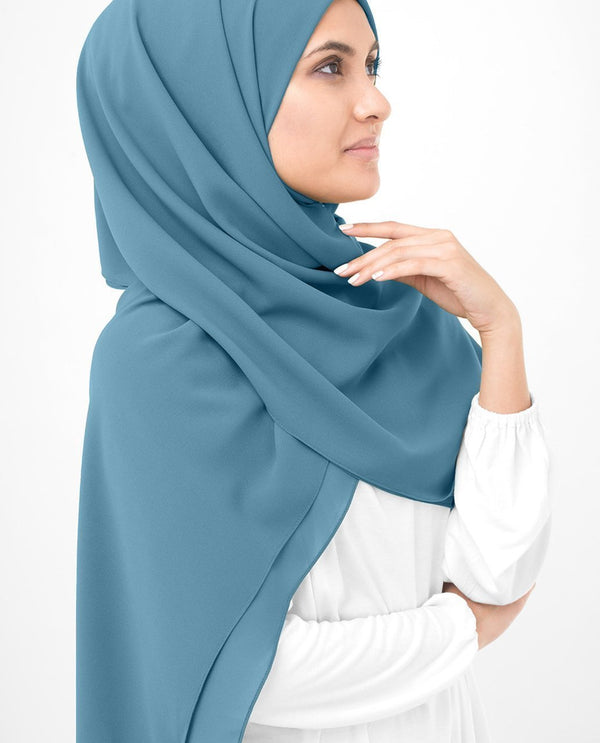Niagara Georgette Hijab-HIJABS-InEssence-Regular 27"x70"-MeHijabi.com