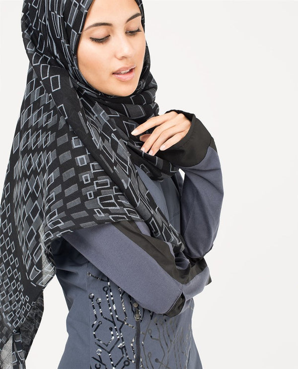 Phantom and Ash Viscose Hijab-HIJABS-InEssence-Regular 27"x70"-MeHijabi.com