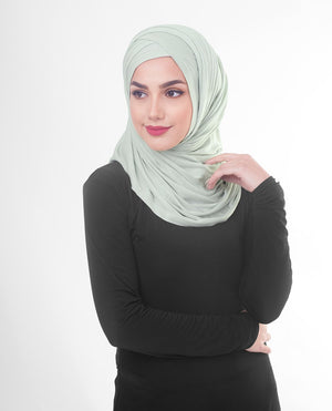 Sea Foam Jersey Hijab-HIJABS-InEssence-Maxi 40"x70"-MeHijabi.com