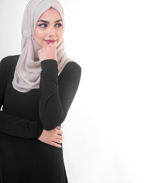 Silver Cloud Chiffon Hijab-HIJABS-InEssence-Maxi 40"x70"-MeHijabi.com