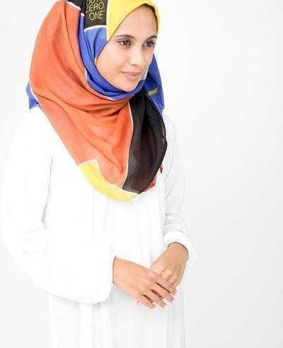 Muti Color Hijab-HIJABS-Route 01-Regular 27"x70"-MeHijabi.com