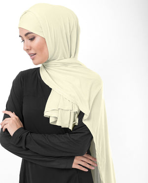 Turtledove Beige Jersey Hijab-HIJABS-InEssence-Maxi 40"x70"-MeHijabi.com