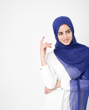 Twilight Blue Chiffon Hijab-HIJABS-InEssence-Regular 27"x70"-MeHijabi.com
