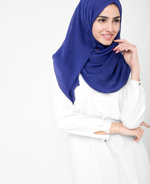 Twilight Blue Chiffon Hijab-HIJABS-InEssence-Maxi 40"x70"-MeHijabi.com